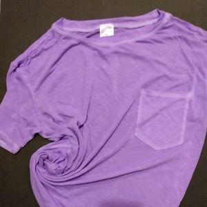 Size M purple tshirt